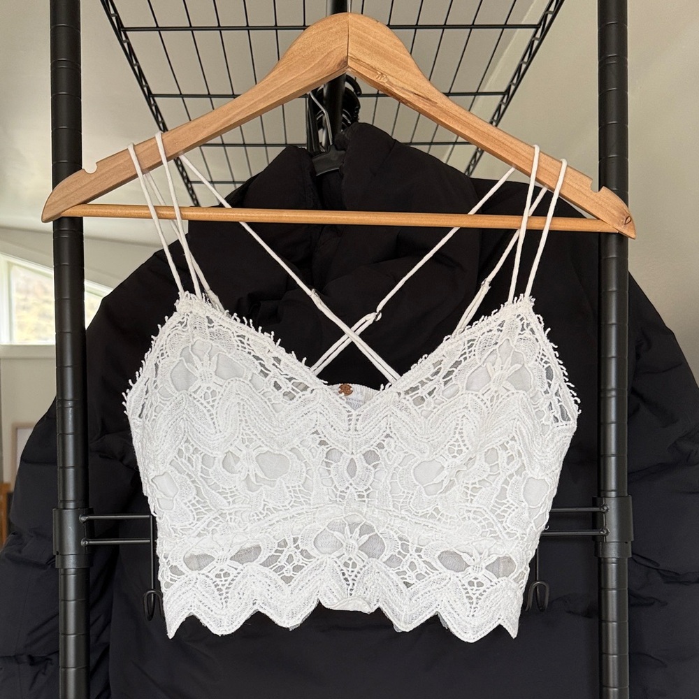 Free People Set of 2 Lace Bralette Top